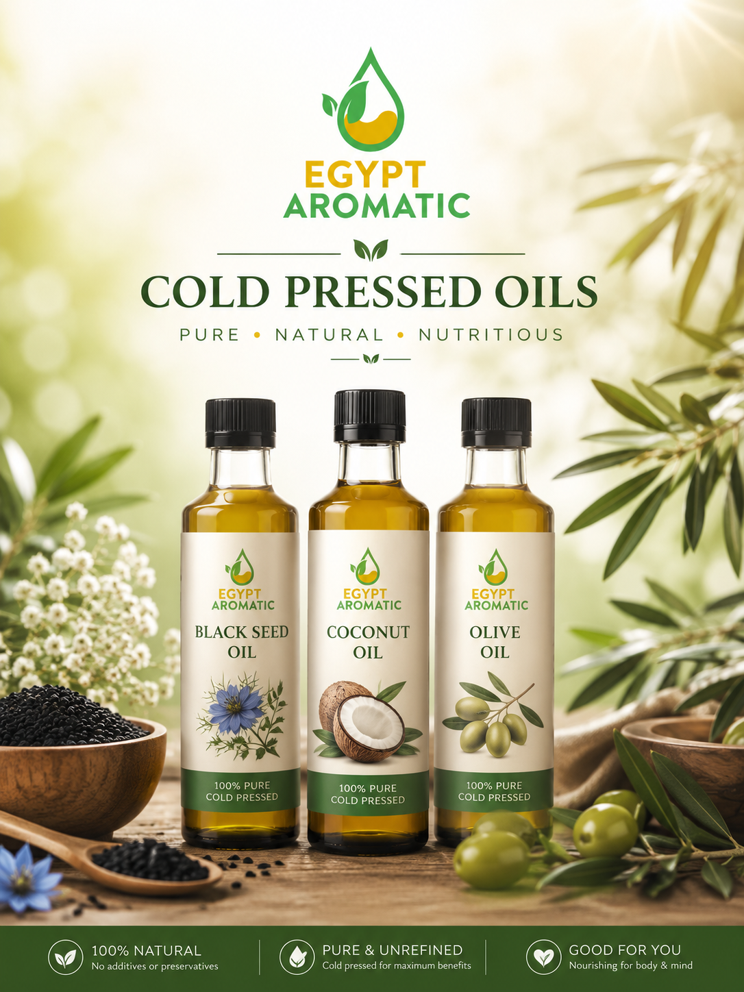 Cold-Pressed Oils